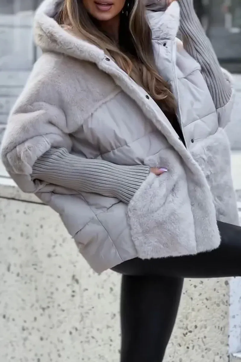 Fanny™- Veste d'hiver à couleurs multiples