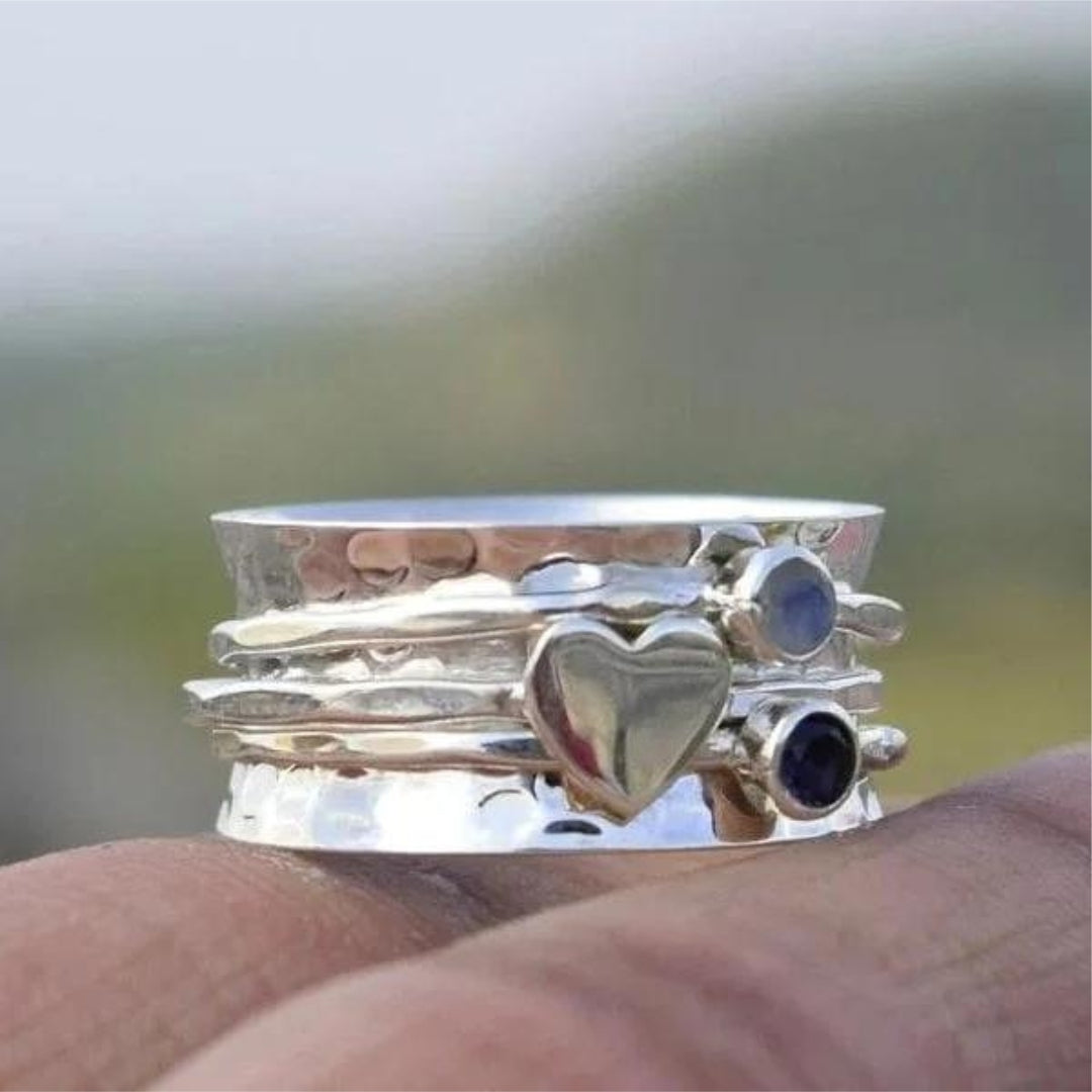 Bague Cœur Spinner