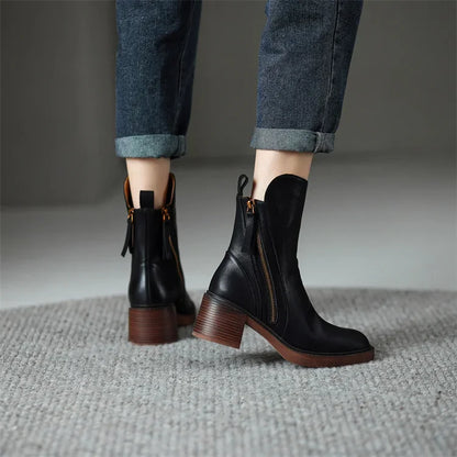 Grazia – Bottines en cuir