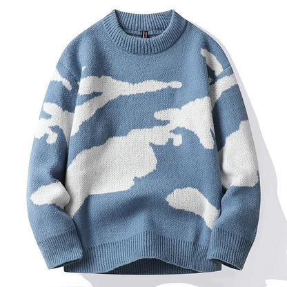 Le Clair™ | Pull Motif Nuage pour Hommes