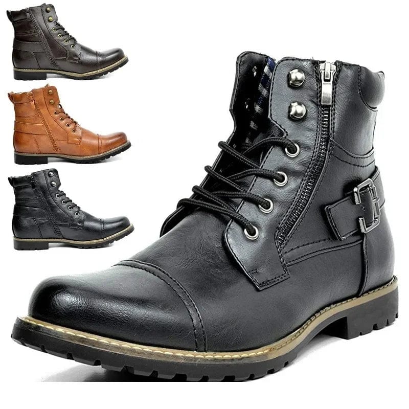 Guido | Bottes en cuir avec lacets Constable