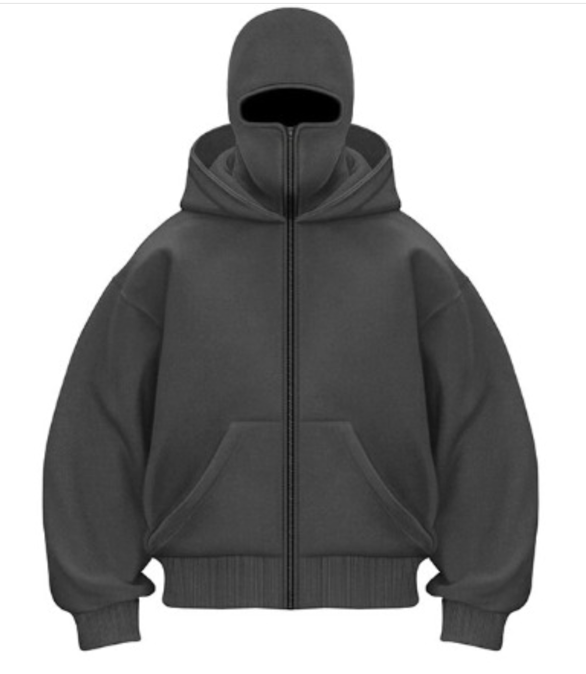 Jamie™ | Sweat à capuche unicolore avec balaclava