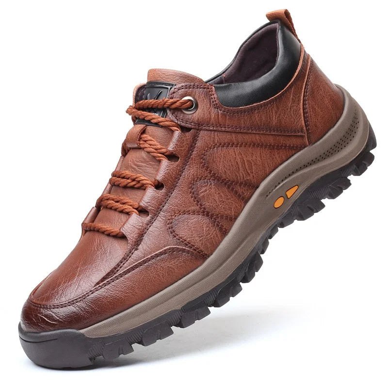 Philippe™ - Chaussures décontractées en cuir cousues à la main pour hommes