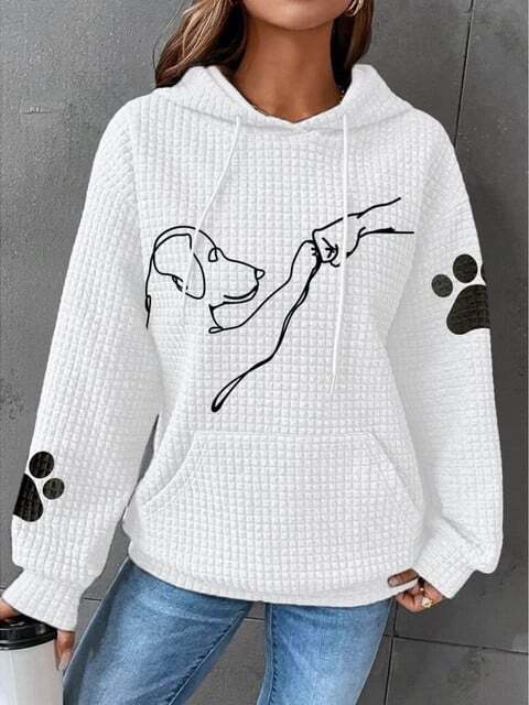 Rosie™ - Sweat à capuche stylé sur le thème du chien