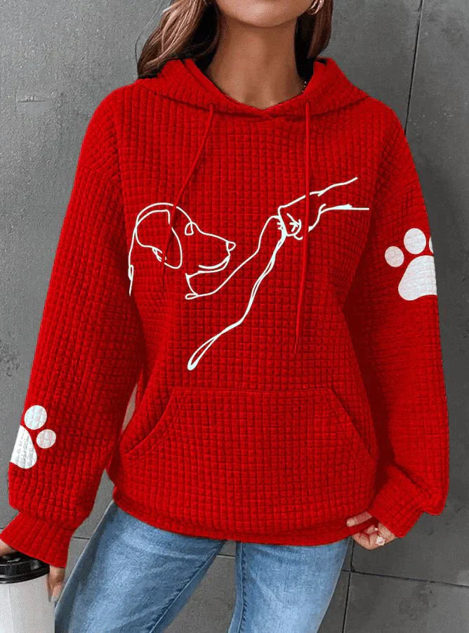 Rosie™ - Sweat à capuche stylé sur le thème du chien