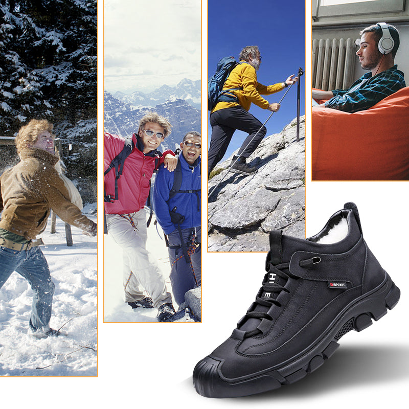 Joao™ - Chaussures d'hiver pour hommes avec doublure en fausse fourrure